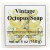 Eclectic Lady Rose Scented Glycerin Soap with Vintage Ocean Creatures,
