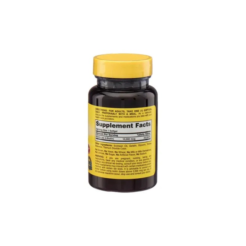 Rexall Biotina 10000mcg 50 Capsulas