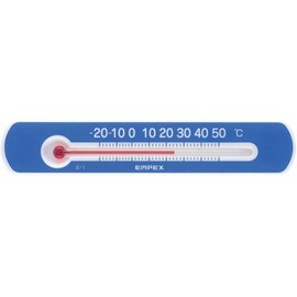 enpekkusu Weather Meter, Thermometer Magnetic Thermo Mini Horizontal Blue TG – 2526