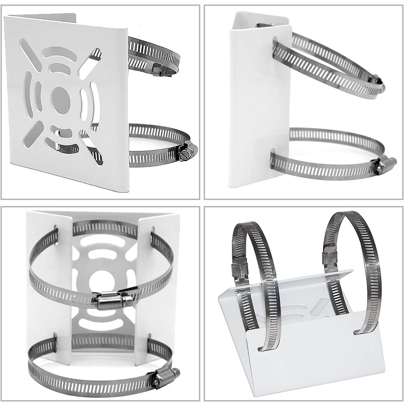 2PCS Vertical Rod Mount for Security Camera, Universal Vertical Rod