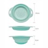 Collapsible Colander – Pastel Assorted Colours – Space-Saving Folding Strainer