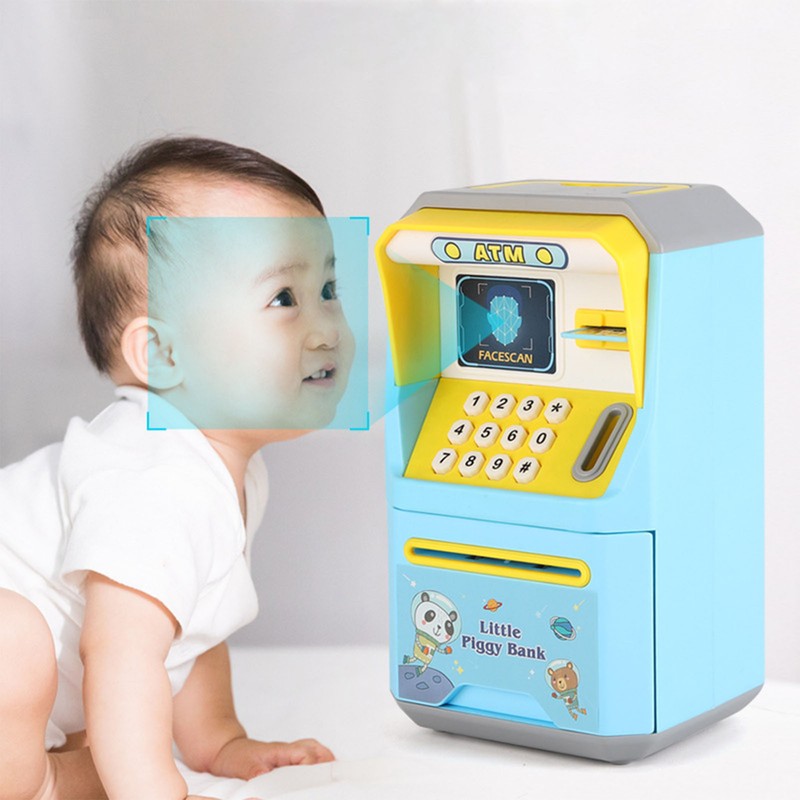 Mini Bank ATM Machine Simulation Face Recognition ATM Machine Money