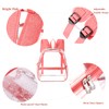 Fomaris Cute Pink Clear Backpack Stadium Approved 12x12x6 Small Mini