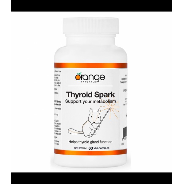 Orange Naturals Thyroid Spark 60 Vegi Capsules