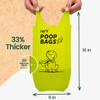 Ley's Compostable Dog Poop Bags, Plant-Based Biodegradable Doggie Waste Bags