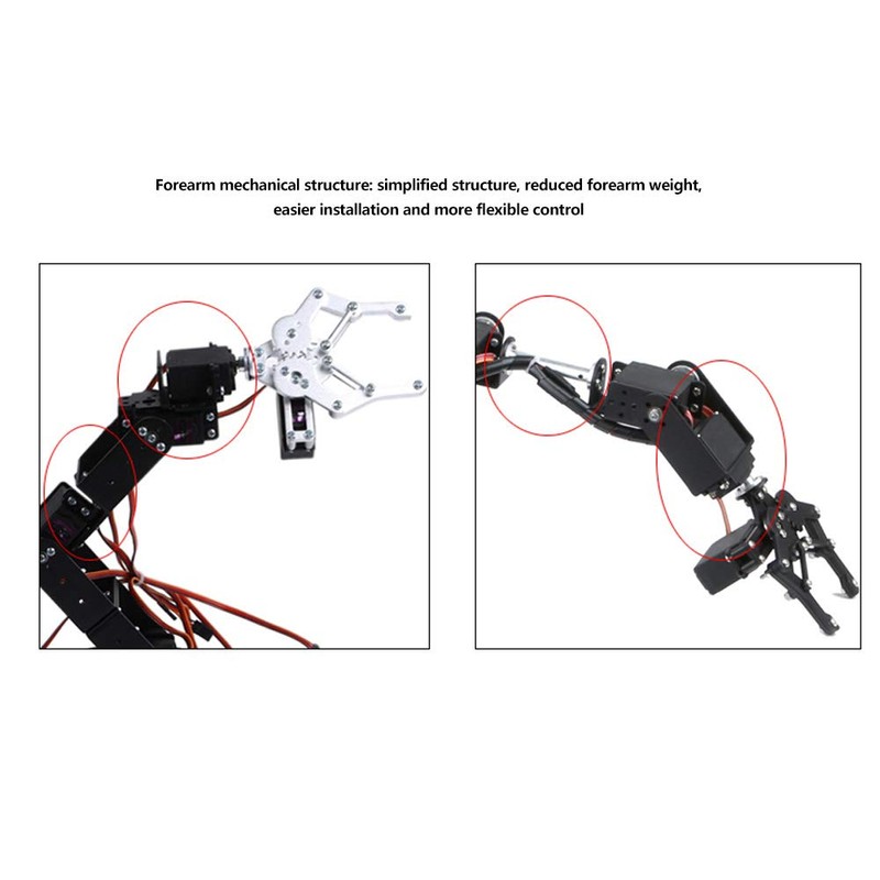 Zerodis Industrial Robot Mechanical Arm Manipulator Robot Mechanical Arm 6DOF