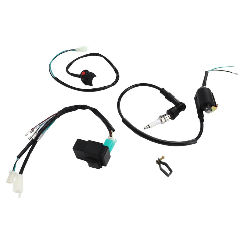 Kick Start Engine Wiring Harness CDI Box Spark Plug Ignition