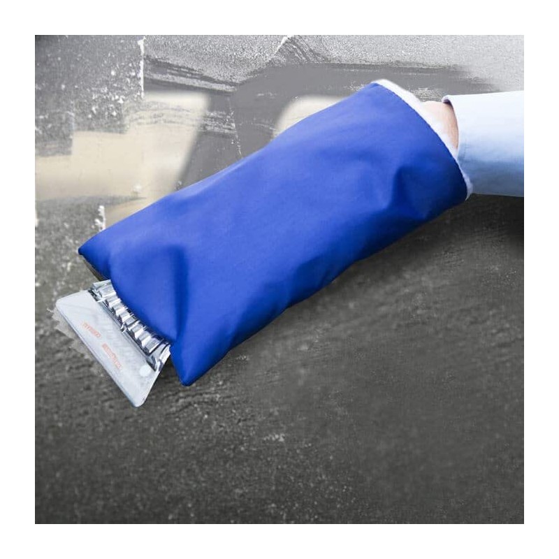 VONRUSS-UK Ice Scraper Mitts for Car Blue/Red Windscreen Scraper with