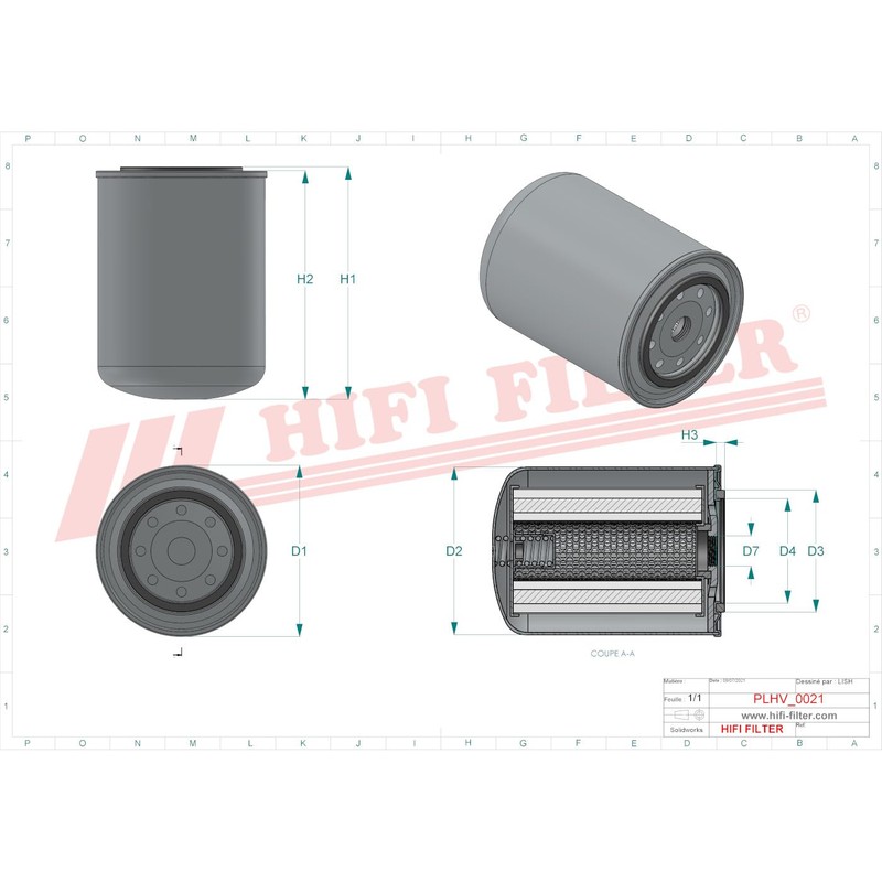 HIFI Filter Hydraulic Filter SH 62954