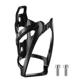 HARFINGTON Bike Water Bottle Holder 5.3" PC Universal Bicycle Bottle Cages Ultralight Cycling Hydration Brackets with Screws for MTB Mountain Road Gravel, Black