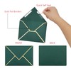 50 Pack 4x6 Green Envelopes - Self Seal, A6 Size