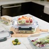 BAYZZ 10 Pack Glass Meal Prep Containers, Glass Food Storage