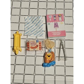 MGA Miniverse Make It Mini Food KETCHUP HOTDOG YELLOW DOG No Resin