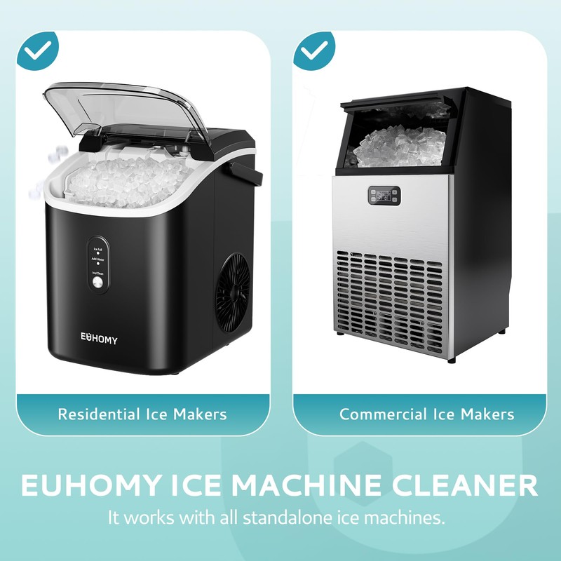 EUHOMY Ice Machine Cleaner Descaler, 32 Fl OZ Ice Maker