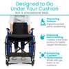 Vive Solid Wheelchair Seat Insert – Firm Non-Slip Water Resistant