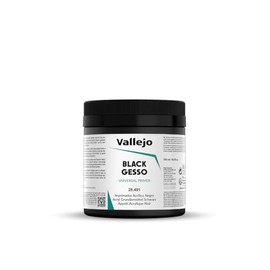 AV Acrylicos Vallejo: Vallejo 28491 Black Gesso (500 ml)