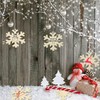 Kids Christmas Arts and Crafts Set – 30 Hanging Wooden