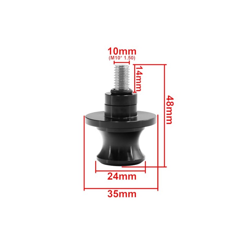 Area1 Universal CNC Motorcycle Stand Mount Swing Adapter M10 x