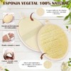Lumbor37 Esponja Natural de Lufa, Exfoliantes Naturales Puras, Limpieza Profunda