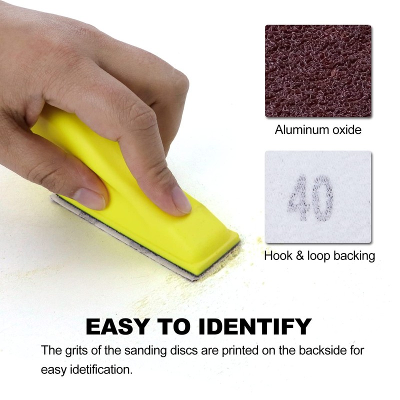 POLIWELL Micro Sanding Tools 3.5” x 1” Detail Sander for