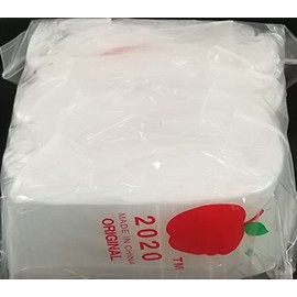 2020 Original Mini Ziplock 2.5mil Plastic Bags 2" x 2" Reclosable Baggies (Six Pack of 1000 Bags - Clear)