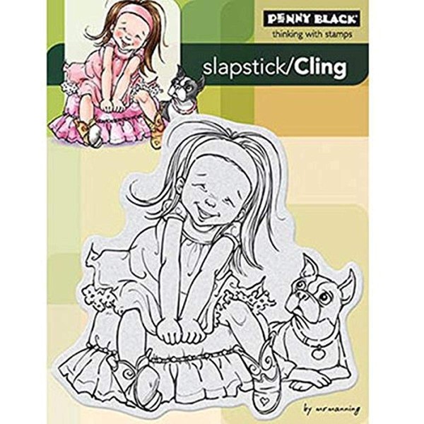 Penny Black Decorative Rubber Stamps, Giggles