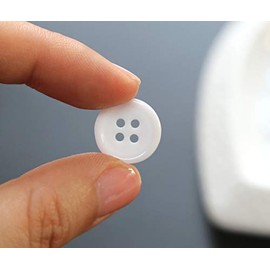 GANSSIA 5/8" (15mm) Sewing Flatback Buttons Pink Color Buttons for Sewing DIY Crafts Pack of 160 Pcs