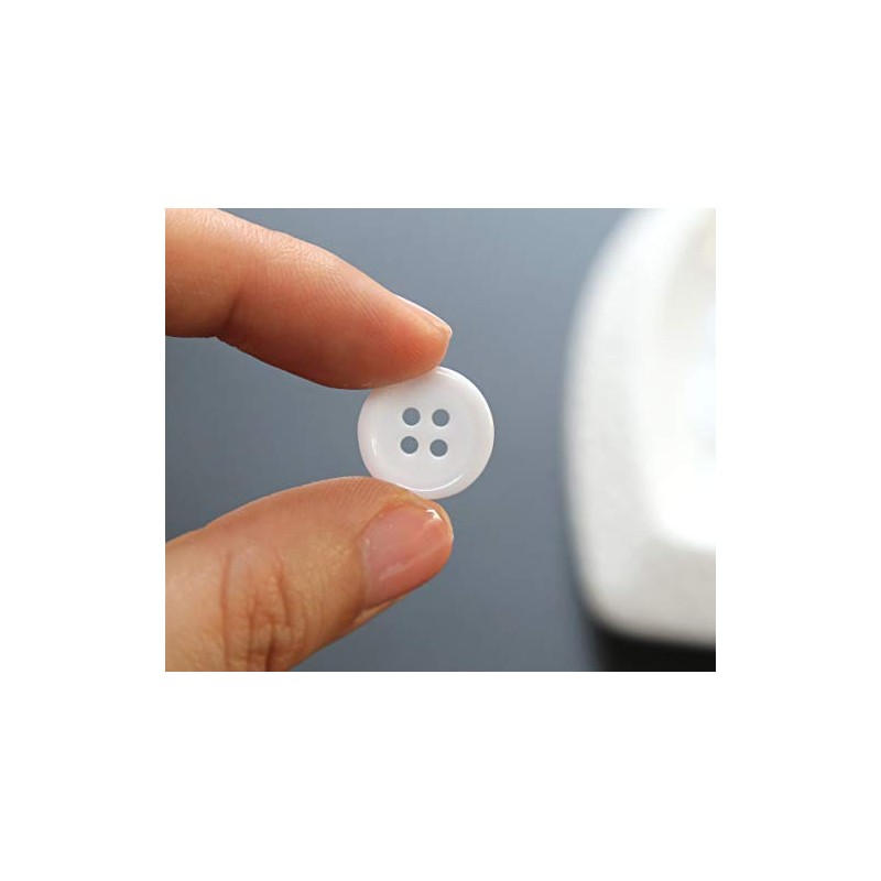 GANSSIA 5/8" (15mm) Sewing Flatback Buttons Pink Color Buttons for