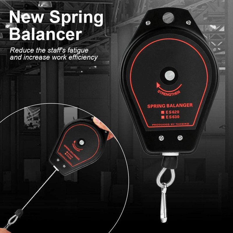 Hanging Retractable Spring Balancer Tool Holder for Air or Power