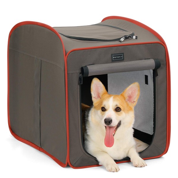 Petsfit Portable Lightweight Collapsible Pop Up Travel Pet Kennel, Cat Play Cube