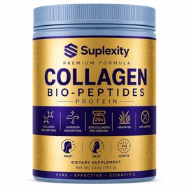 Collagen Bio-Peptides Powder 567g | Grass-Fed Hydrolysed Collagen Peptides | Unflavoured Protein Supplement | 20g Collagen Per Serving Supports Healthy Skin, Hair, Nails & Bones Mixes Easily