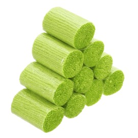 PATIKIL 10 Rolls Latch Hook Yarn, Latch Hook Kit Yarn Pre-Cut Hook Carpet Yarn for Making Crochet Bundles for Latch Hook Carpet Tapestry DIY Craft, Light Green
