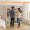 OKPOW Acrylic Shelf Dividers for Closet Organization: 8 Pack Durable