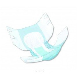 Simplicity Disposable Adult Quilted Briefs-Size Medium Waist/Hip 32" - 44" - Pack of 10