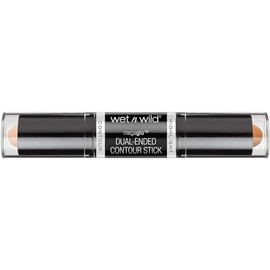 MegaGlo Dual barra de contorno e Iluminador para cara,base multiusos, corrector ojeras, bronzer, contour suave y natural, Bronzer con aplicador en bar