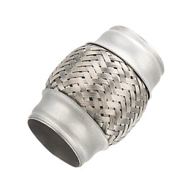 Autarboor Exhaust Flex Pipe, 2''x 4''Stainless Steel Heavy Duty Exhaust Flex Pipe, Double Braid Exhaust Flex Tube