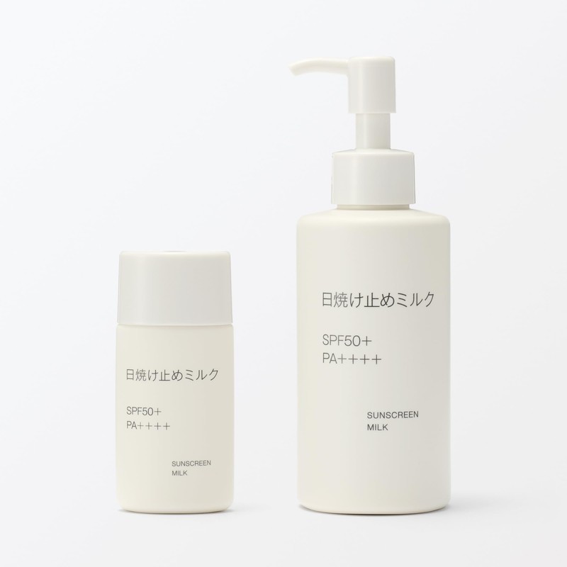 MUJI 84464959 Sunscreen Milk, SPF50+ PA++++, 5.3 oz (150 g)