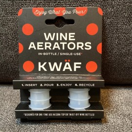 KWF Wine Aerators KWAF Wine Aerators Clear 1.5" Set Of 2
