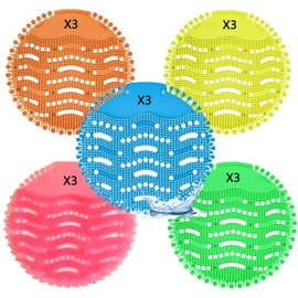 Urinal Screens Deodorizer, Anti-Splash Urinal Screens Cakes for Toilets in Bathroom Stadiums Office Schools Hotels (15)