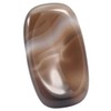 mookaitedecor Agate Thumb Stone Crystal Gemstone Massage Stone with Hollow