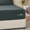 RUIKASI Double Fitted Sheet Deep - Dark Grey Bottom Sheet