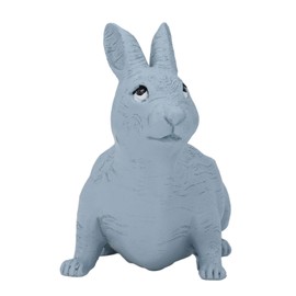 Rabbit Planter Animal Shaped Cartoon Succulent Plant Pot Garden Decoration with Drainage Hole for Desktop Office Living Room Kitchen and Balcony Gray