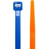 Hyper Tough 100-Pack 8-IN | 20.3CM CABLE TIES Assorted High-Visibilit
