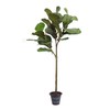Diva At Home 4’ Potted Faux Fiddle Leaf Fig