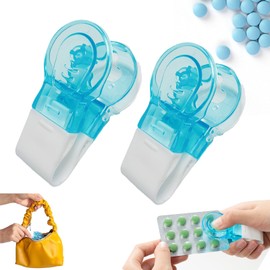 Smilelife Portable Pill Taker, Pill Organizer Pill Boxes Assistance Tool (2 PCS)
