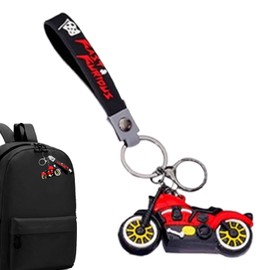 3D Motorcycle | 3D Charm Bag Pendants Motorcycle - Novelty Couple Bag Accessories Cool Pendant for Purse