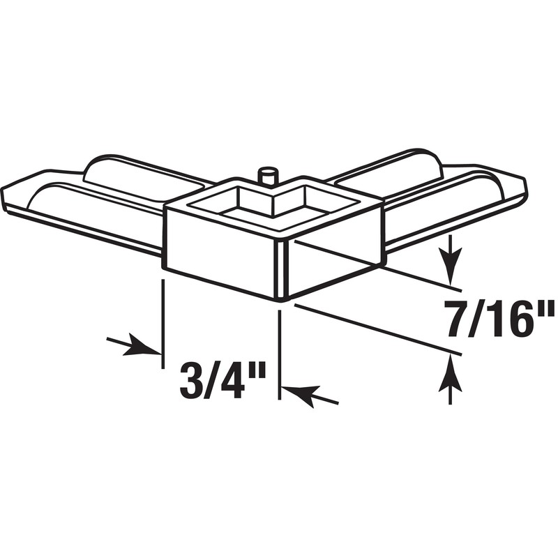 Prime-Line PL 7726 3/4 In. x 7/16 In. Screen Frame