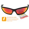 Eltin Spark Brille Sport, Unisex Erwachsene Einheitsgröße Schwarz