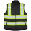 JORESTECH High Visibility Reversible Insulated Safety Vest with ANSI Compliant