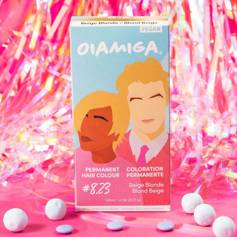 Oiamiga Beige Blonde Permanent Hair Colour with Natural Ingredients 120